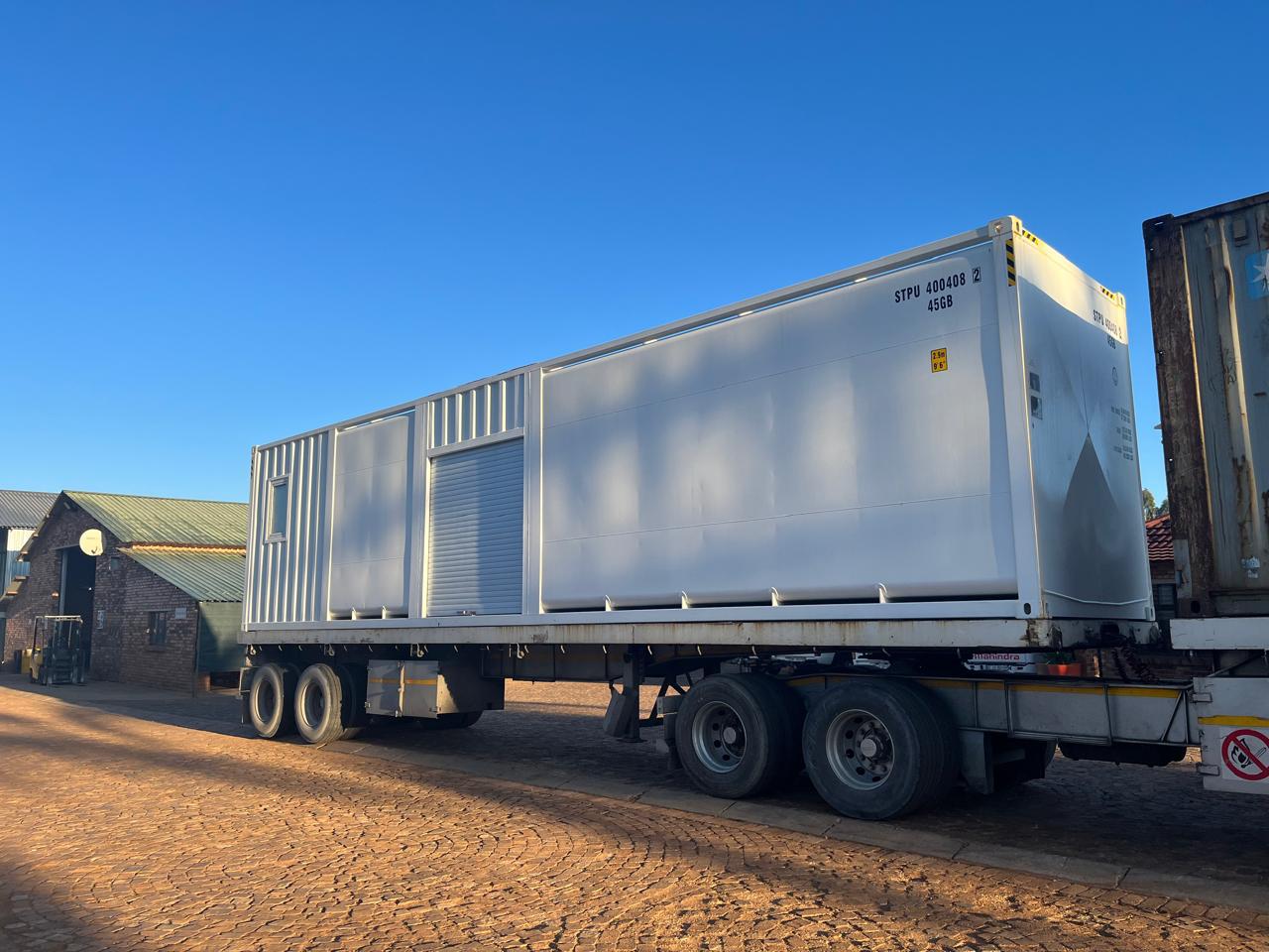 76,000L MFS loaded on transport flatbed for delivery